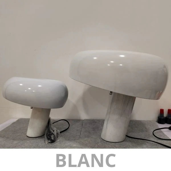 lampe champignon deco blanc