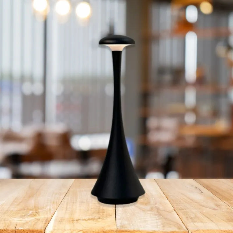 lampe champignon tactile rechargeable noir