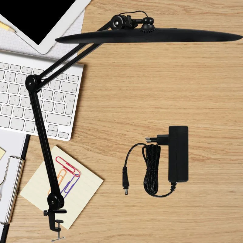 lampe de bureau led confort visuel couleur noir