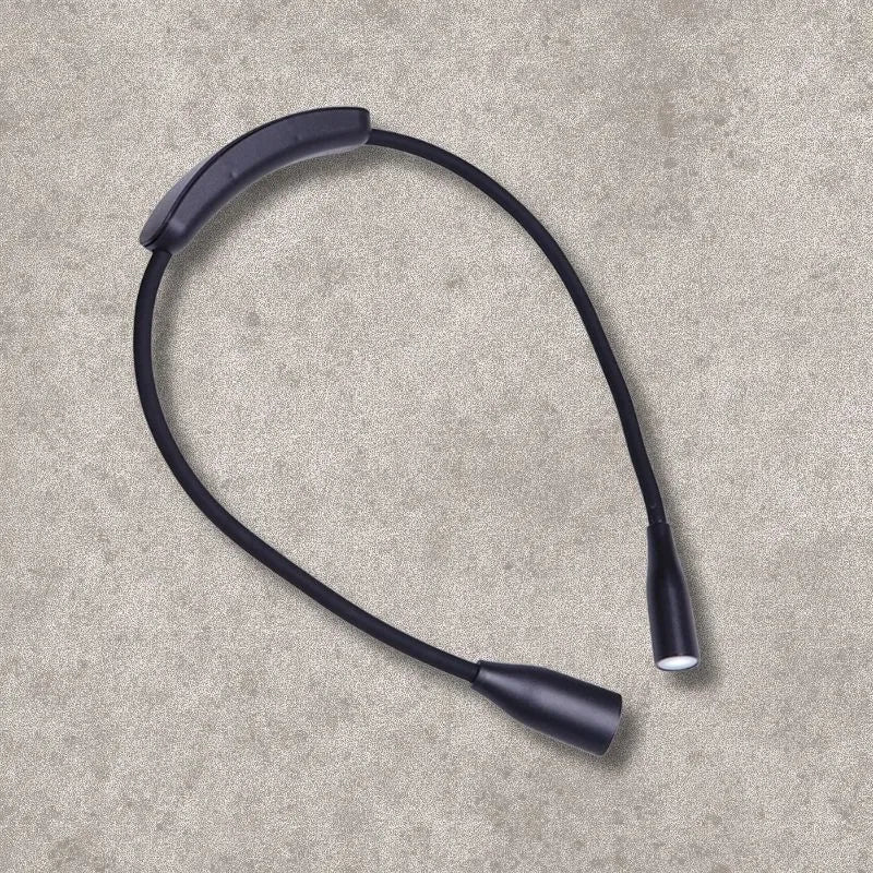 lampe de cou led rechargeable reglable intensite ajustable noir