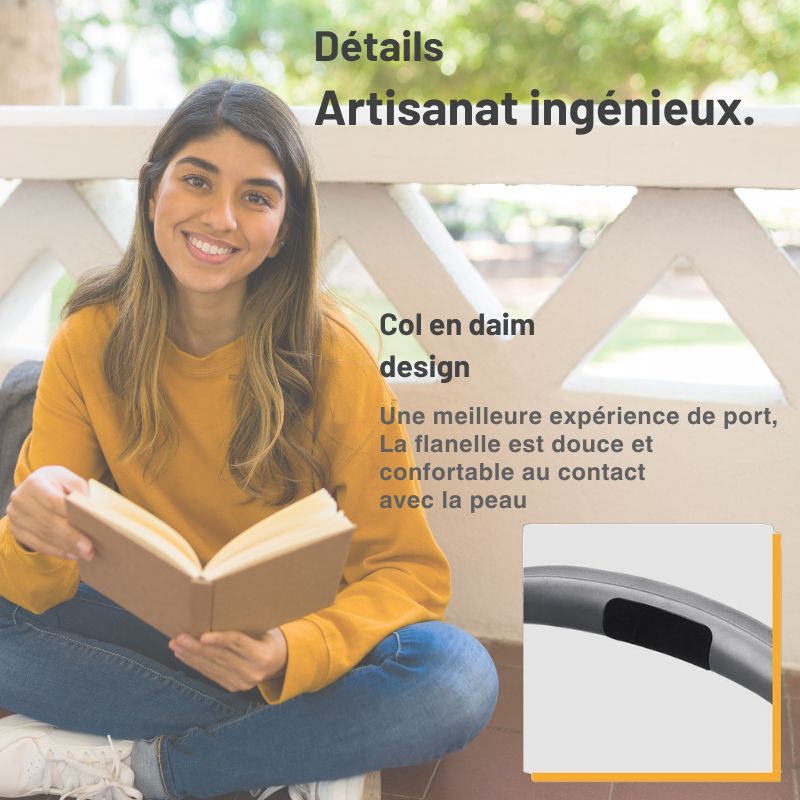 lampe de lecture au lit col en dain confort