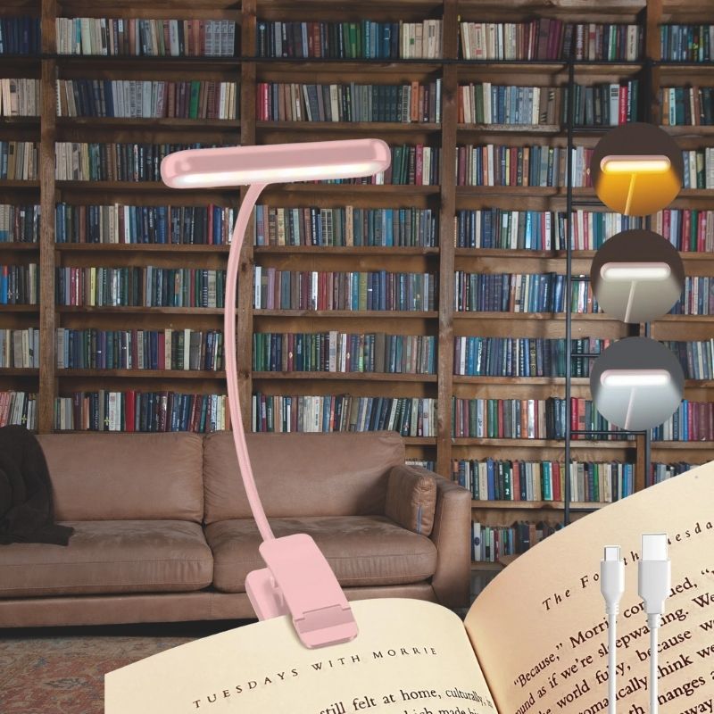 lampe de lecture offerte en rose