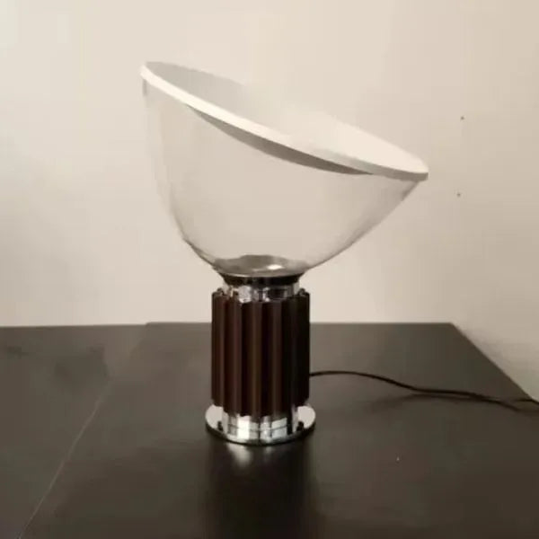 lampe de table led design marron