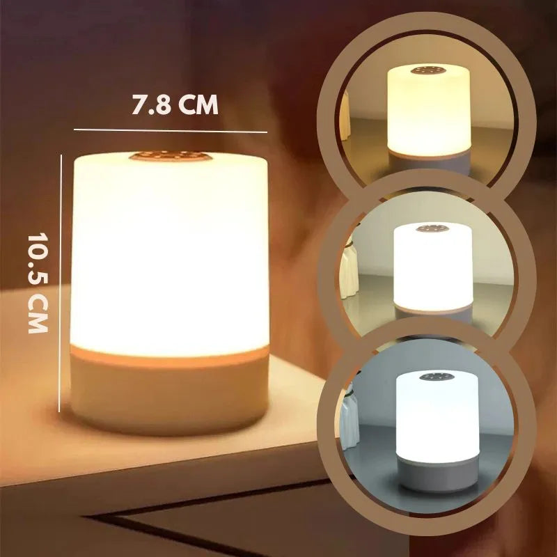 lampe de chevet tactile dimension cylindrer