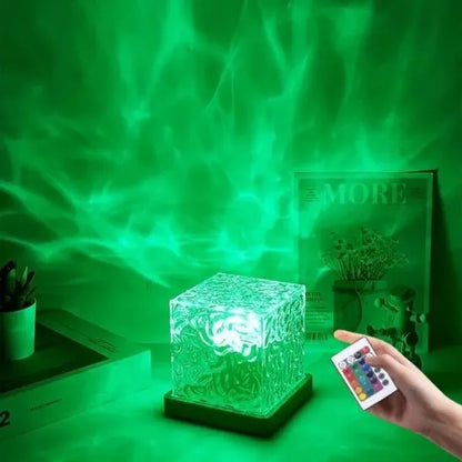 lampe chambre projecteur ambiance vert
