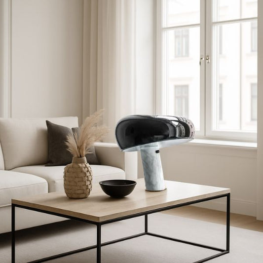 lampe champignon deco table salon