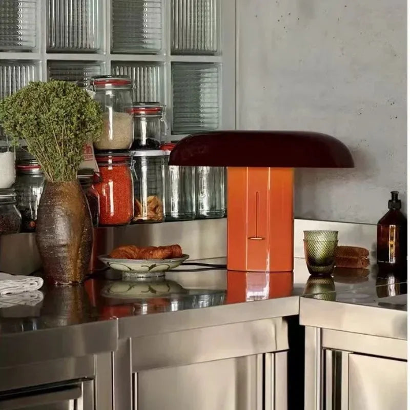 Lampe Champignon Design en Métal | Élégance Moderne | Ferròlia™