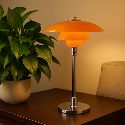 lampe champignon harmonise plante verte