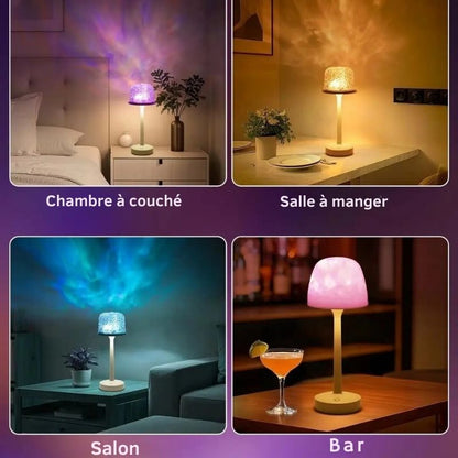 lampe champignon multi couleur peut etre placer plusieurs endroit