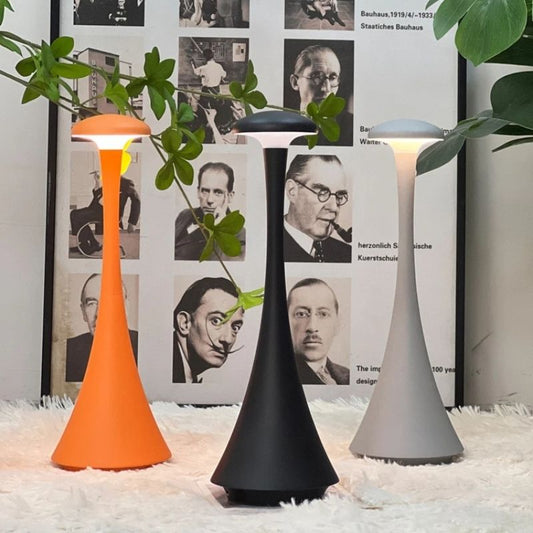 lampe champignon trois couleurs