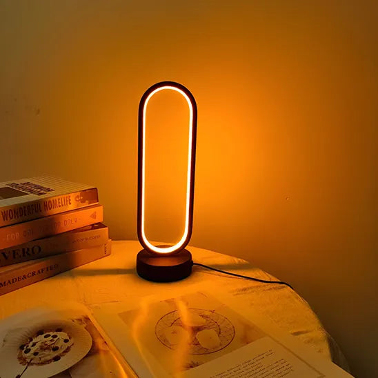 lampe de chevet oval moderne design reglable table lecture