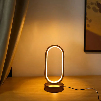 lampe de chevet ovale lumiere chaude