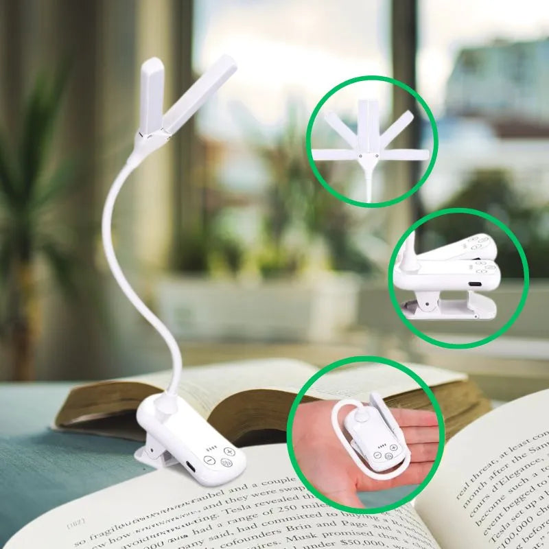 lampe de lecture 2 panneaux compact