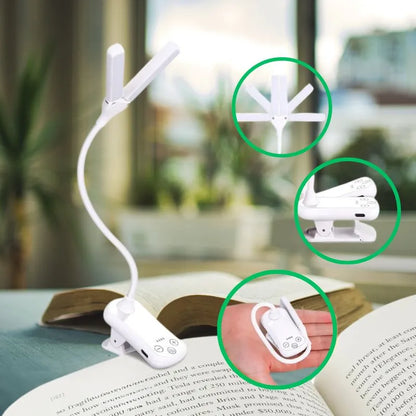 lampe de lecture 2 panneaux compact