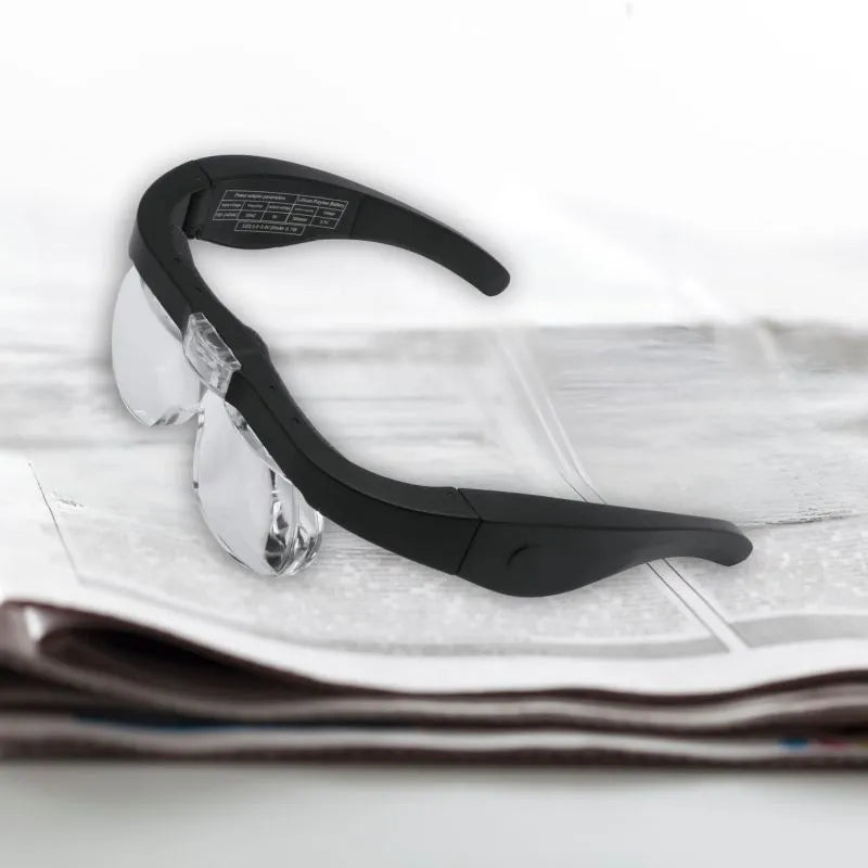 Lampe de lecture lit rechargeable avec loupe LED | Lunavia™