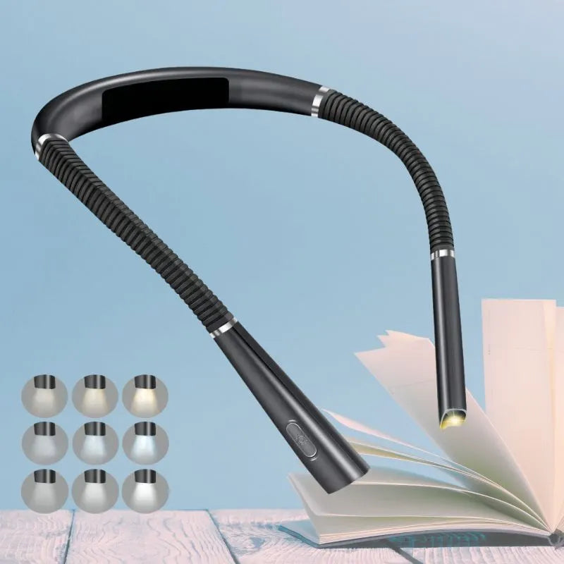 lampe de lecture lit rechargeable flexible noir