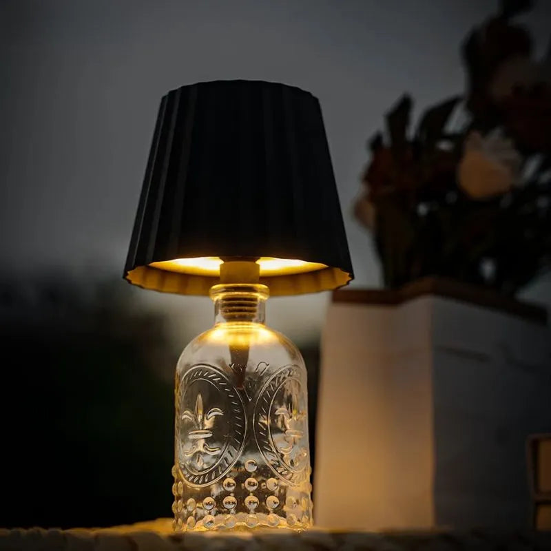lampe de table design pratique recycler vos bouteilles