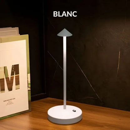 lampe de table led rechargeable intensite reglable blanche