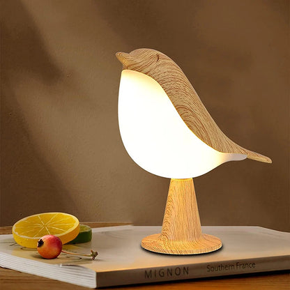lampe de table oiseau tactile rechargeable