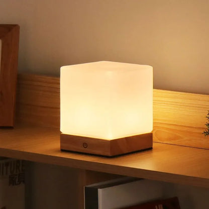 lampe de table sans fil verre tactile entrer