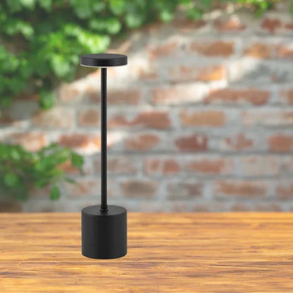 lampe de table tactile led design noir