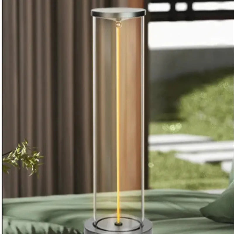 lampe de table verre metal sans fil ideal pour chambre