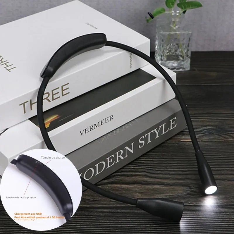 lampe main libre pour vos voyages, avion, train, tricot, puzzles, portez la partout