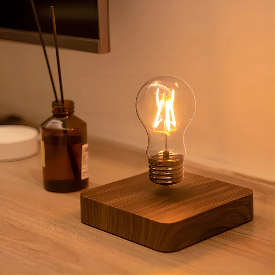 lampes de bureau bois rotatif