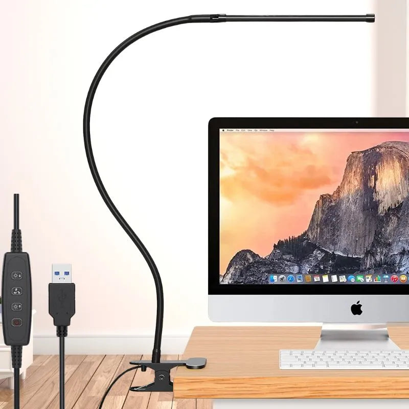 lampes de bureau col flexible 40 cm led
