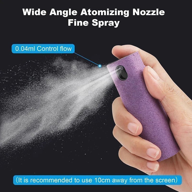 Mini Screen Cleaner Spray Smartphones Soft Microfiber Polishing Cloth Phone PC Cleaner Set Cleaning Brush for Apple IPad IPhone - Simiell