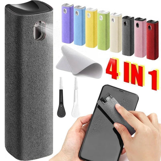 Mini Screen Cleaner Spray Smartphones Soft Microfiber Polishing Cloth Phone PC Cleaner Set Cleaning Brush for Apple IPad IPhone - Simiell